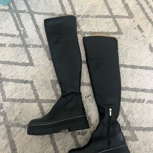 Marc Fisher Black Over the Knee Boots